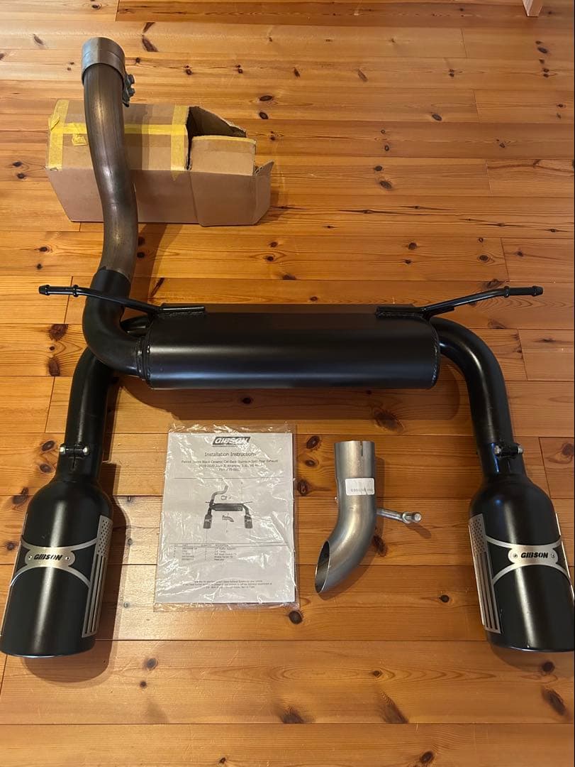 ラングラーJL ギブソンマフラー デュアル スプリット 2.0L /3.6L用