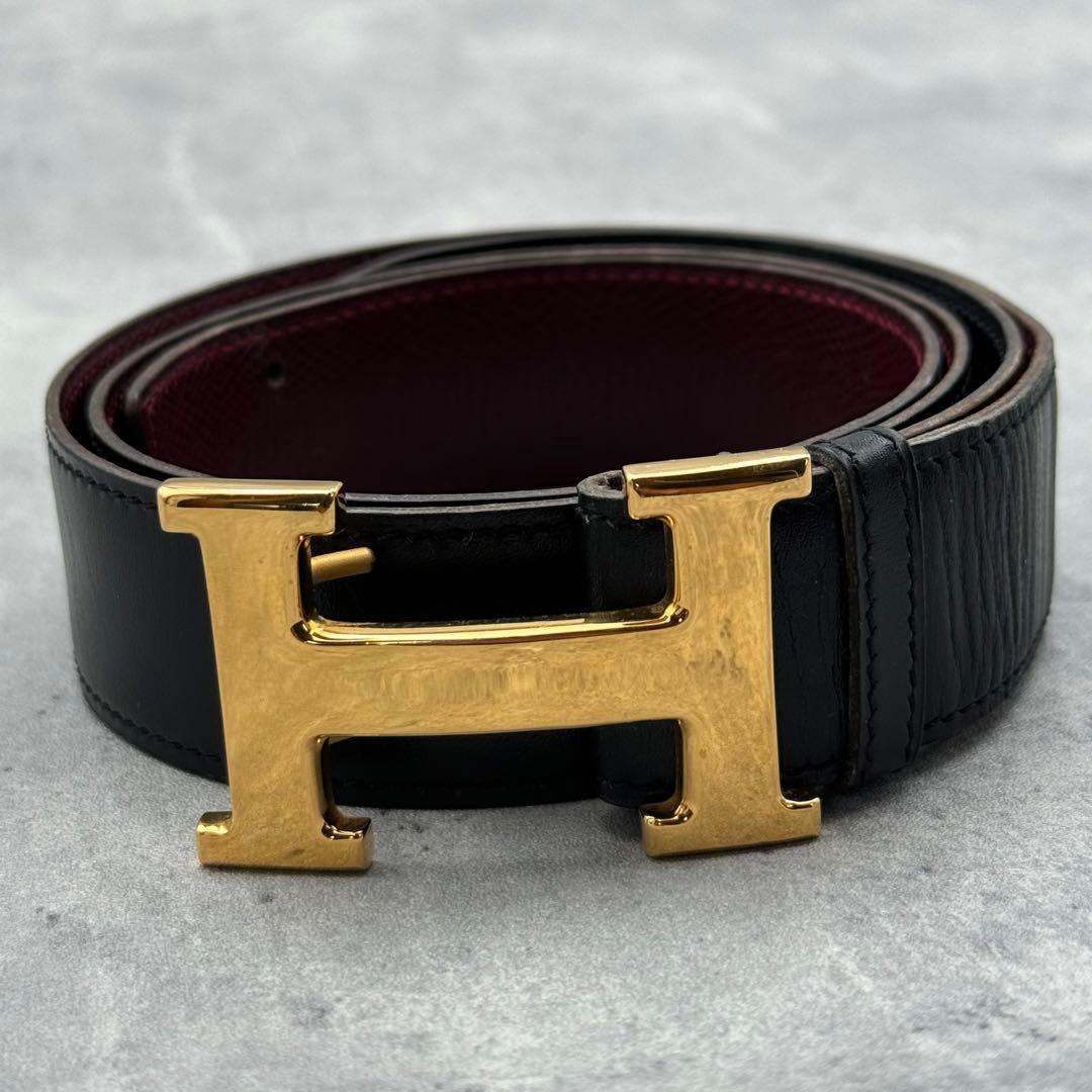 【正規品/美品】エルメス 正規ベルト コンスタンス ゴールド金具 黒 95 楽天市場】【新品】 エルメス Hベルト レディース ミニ コンスタンス