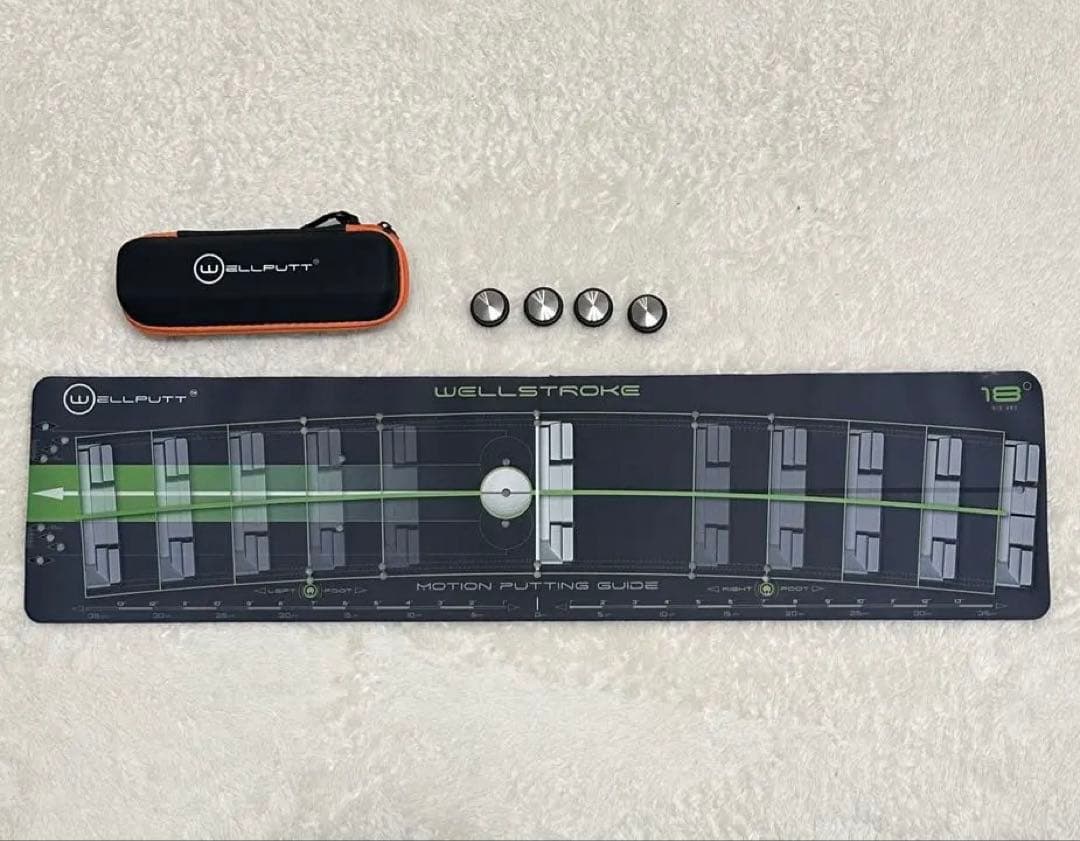 wellputt ウェルストローク　18度　パター練習 インドアティ付き 楽天市場】【日本正規品】Wellstroke Arc ウェルストローク アーク