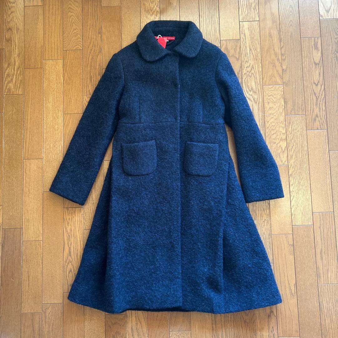 値下げ　新品　ROBERTO MUSSO（ロベルトムッソ）コート　M ビッグシルエットメルトンM-65ロングモッズコート（モッズコート