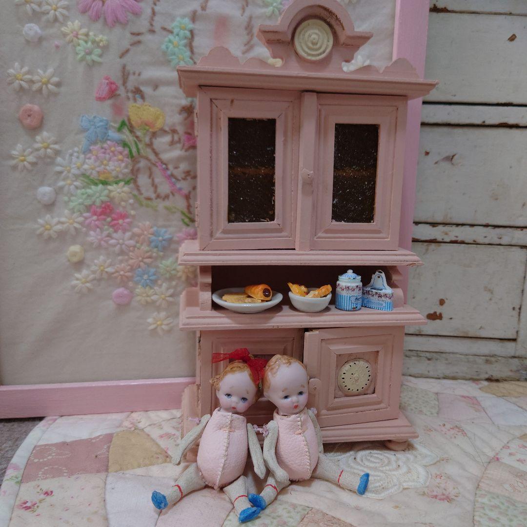 砂漠できなこ！！ヴィンテージ、ドールハウス、ミニチュア、食器棚 ドールハウス）ミニチュア食器棚の作り方 前編 - YouTube