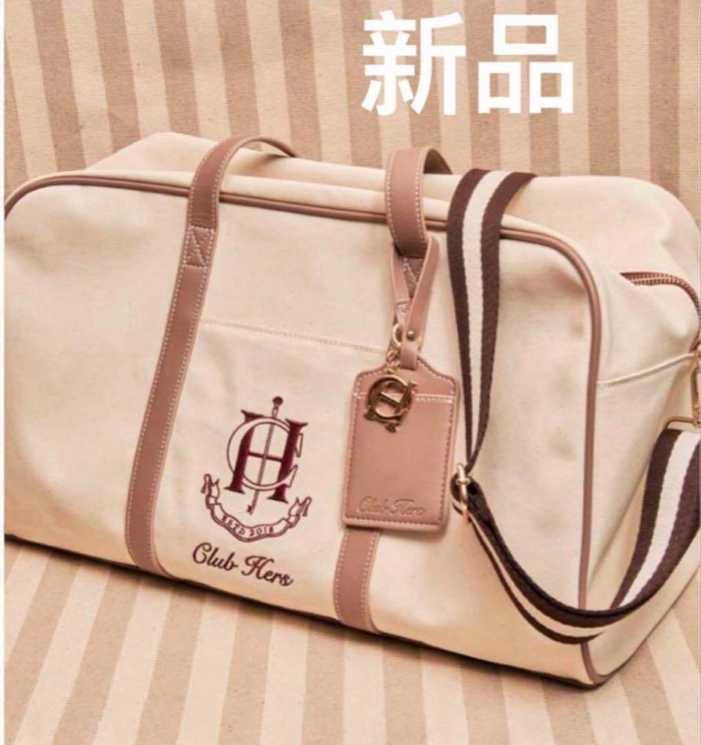 her lip to ノベルティClub Hers Boston Bag - メルカリ