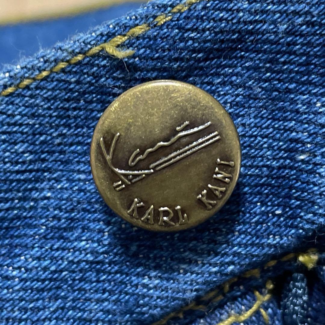 90s KARL KANI カールカナイ デニム 極太 バギー 2pac 刺繍 - メルカリ