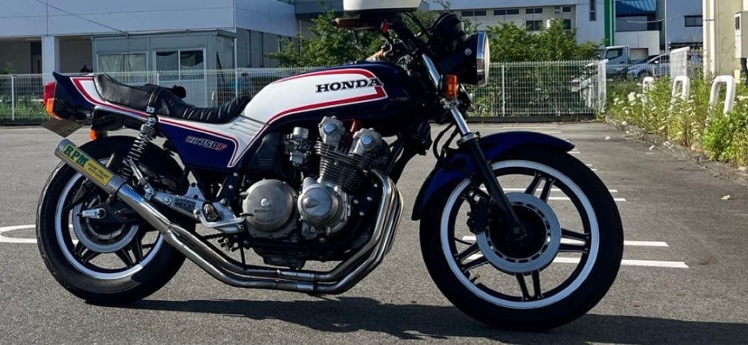 CB750F 青白外装セット cb750f外装一式 - メルカリ
