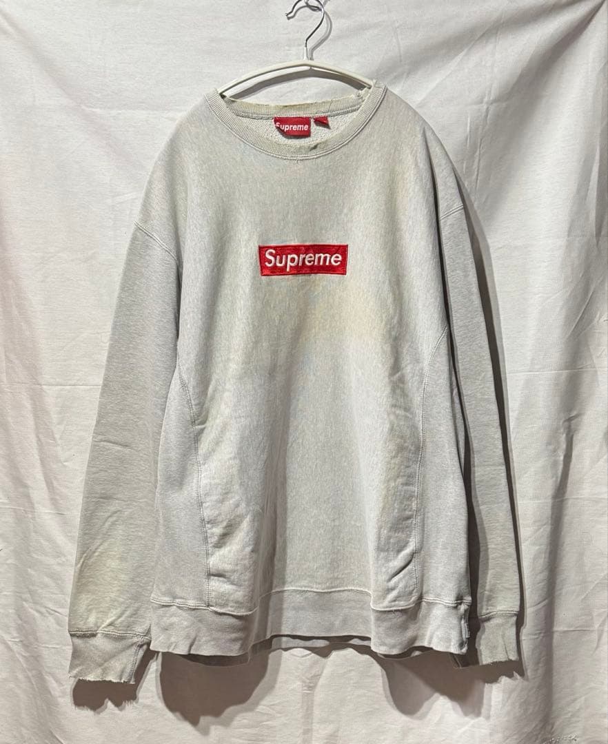 初期 old Supreme ボックスロゴ クルーネック スウェット Supreme 'Box Logo Crewneck'ボックスロゴ クルーネック スウェット