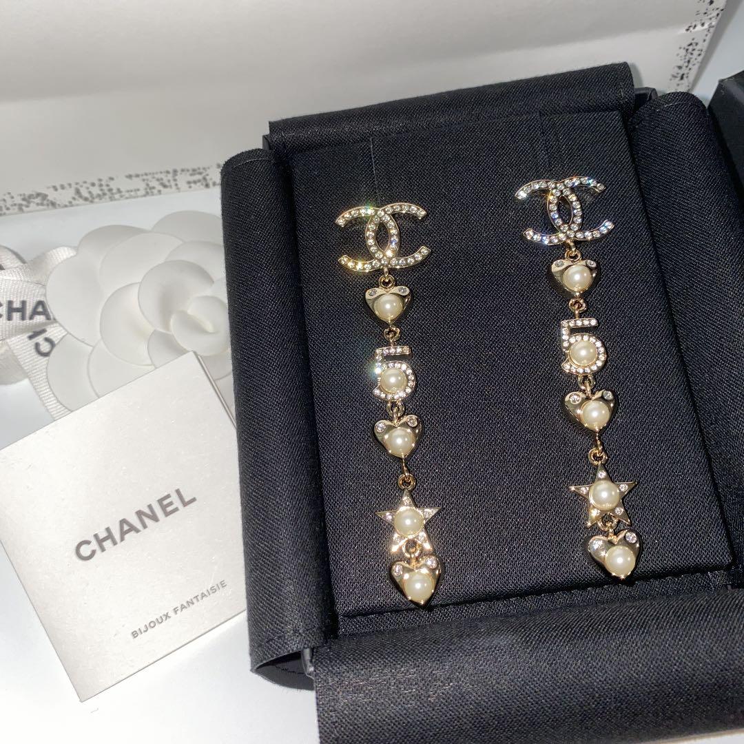 早い者勝ち☆CHANEL シャネル ロングピアス ココマーク パール