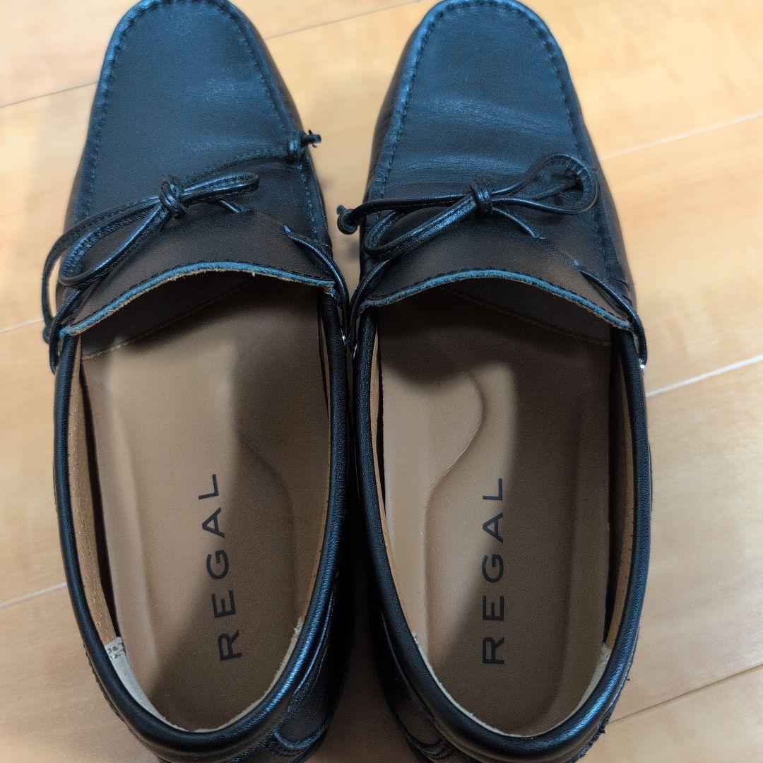 ☆REGAL☆ 黒 レザー ローファー 24.5cm - メルカリ