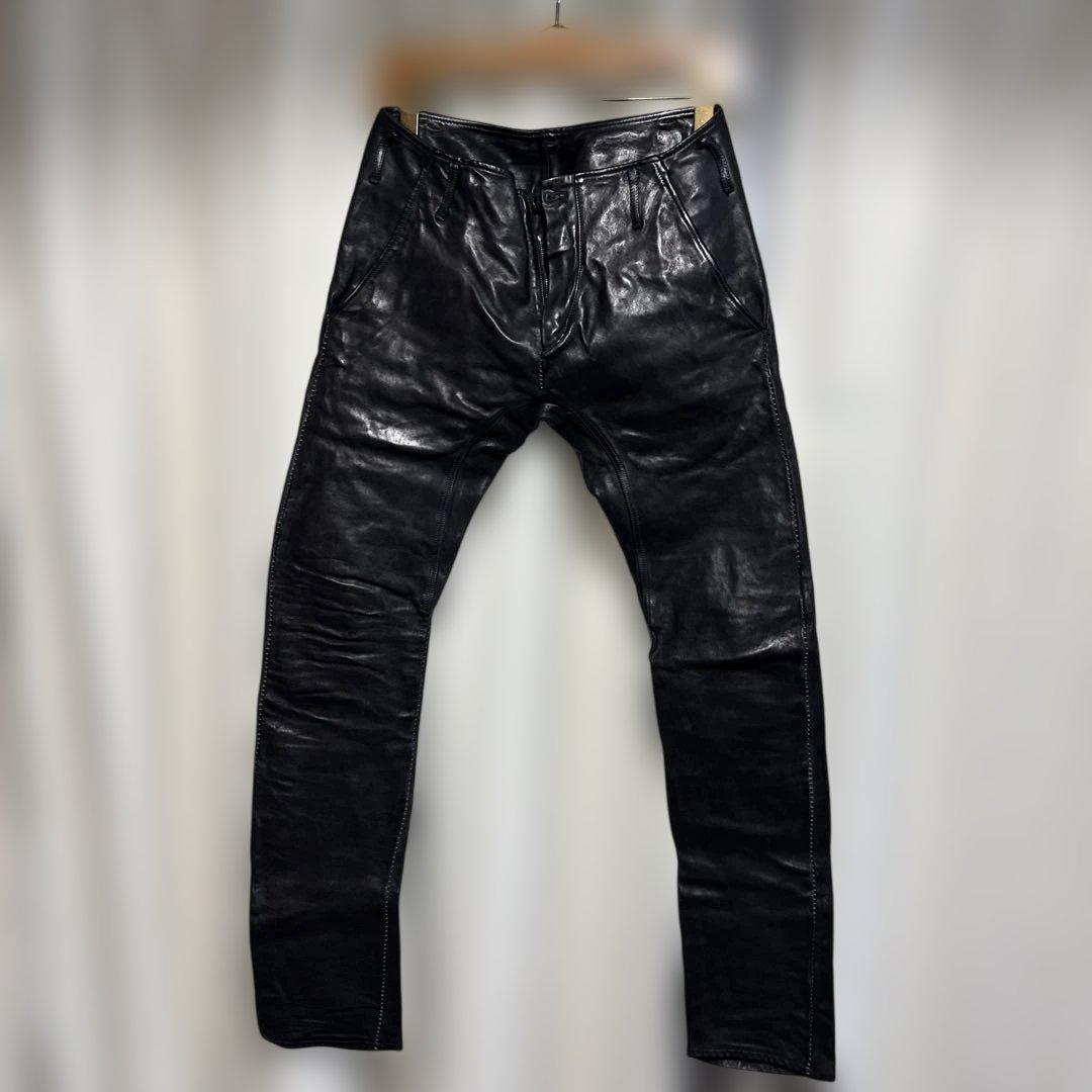 incarnationホースレザーサルエルパンツ　オーバーロックステッチ 2026年最新】incarnation レザーパンツの人気アイテム - メルカリ
