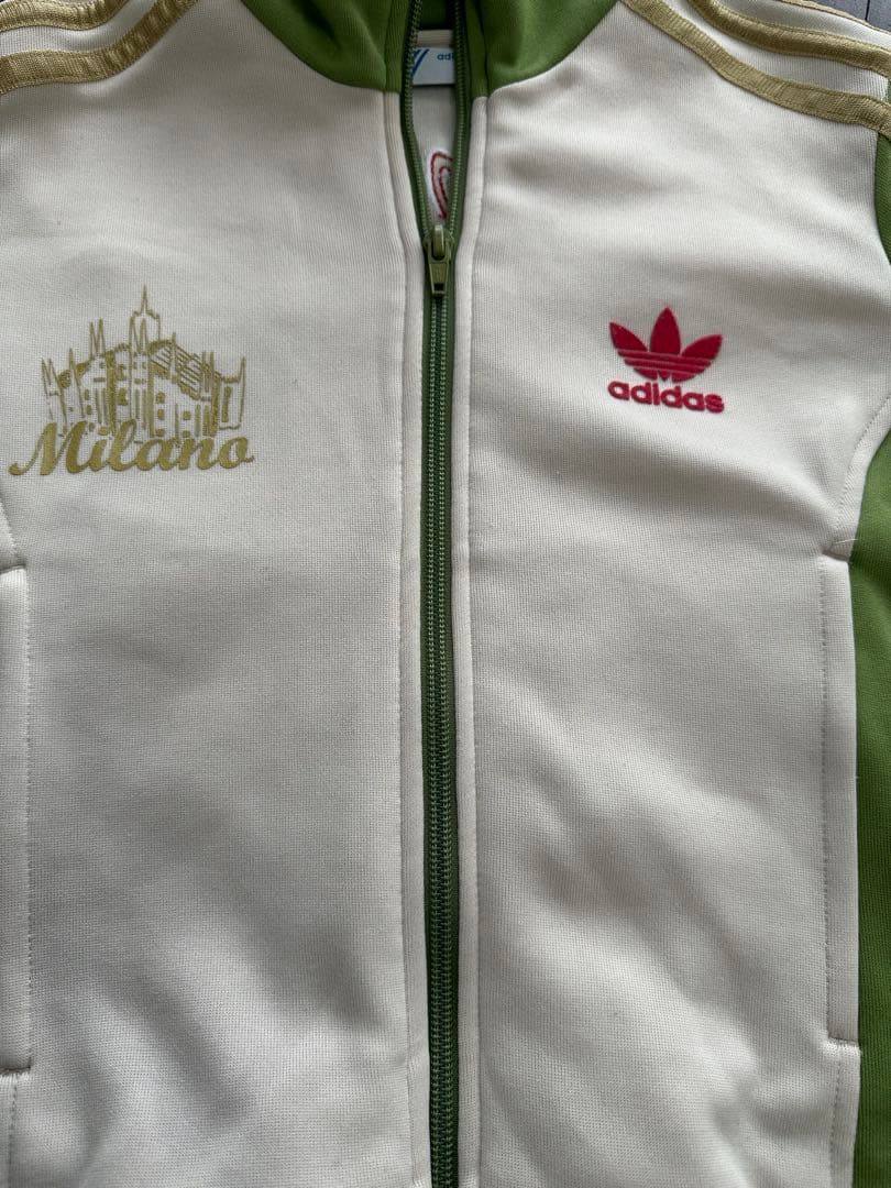 超限定】アディダス×ミラノ都市シリーズトラックジャケット刺繍ロゴ