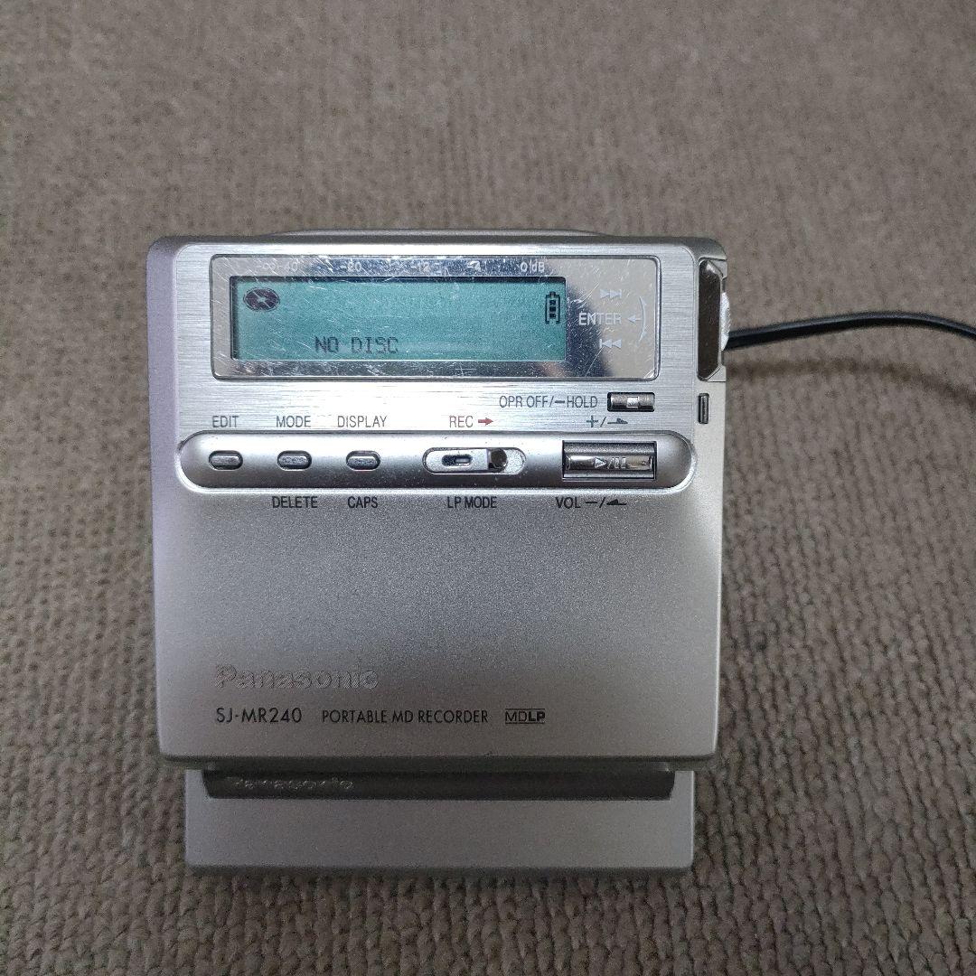 Panasonic 録再ポータブルMDプレーヤー SJ-MR240 - メルカリ