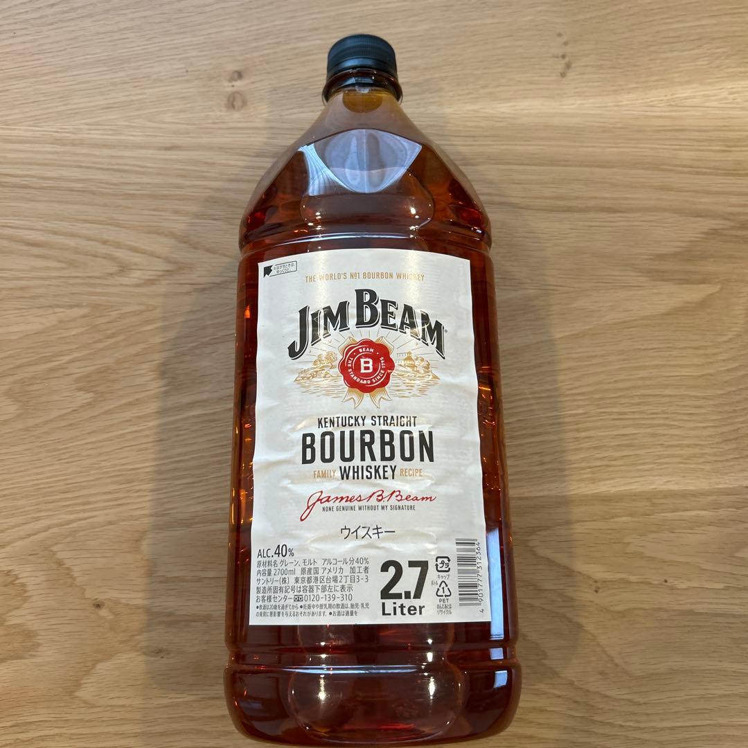 Jim Beam バーボンウイスキー 2.7L - メルカリ