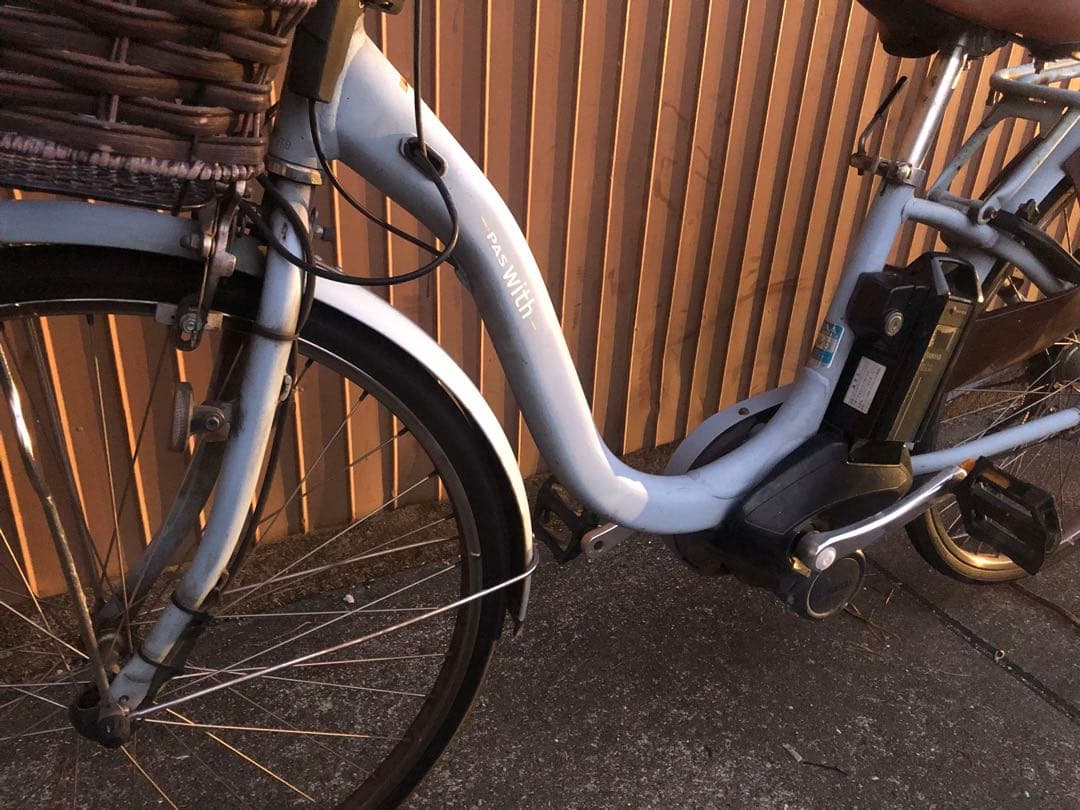 直接引き取りのみ　電動アシスト　ヤマハ　パスwith 26インチ　12.3Ah