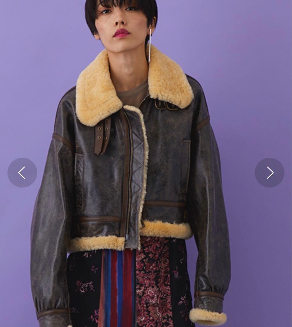 STUDIOUS ステュディオス アンティークレザービッグブルゾン B-3 STUDIOUS（ステュディオス） ブルゾン アウター 「STUDIOUS」MODERN