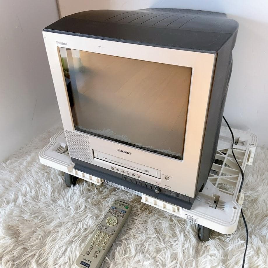 SONY KV-14MVF1 テレビデオ ソニー 14インチ ブラウン管テレビ ソニー 14型 ブラウン管テレビ KV-14VHT1 VHSビデオ ジャンク品 - メルカリ
