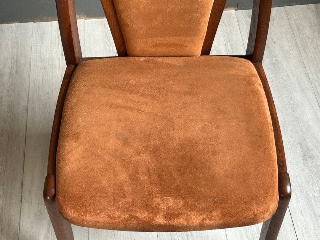 希少 ミッドセンチュリー スウェードスタイル 無垢材 ヴィンテージ