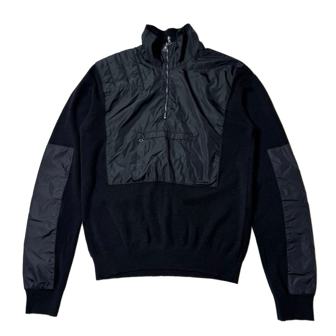 99FW PRADA プラダ ニット セーター ナイロン ハーフジップ 初期
