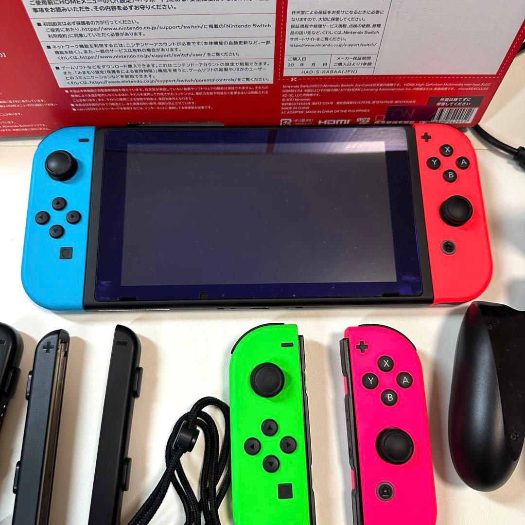 Nintendo Switch 本体＋付属品＋ソフト5つ - メルカリ