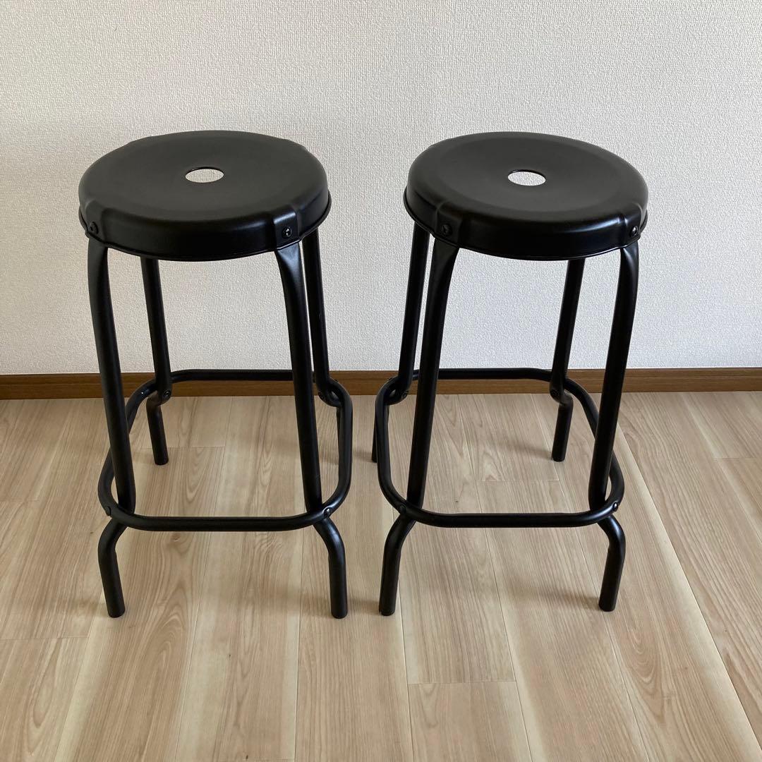 送料込み 二脚セット IKEA スツール ロースコグ RÅSKOG 椅子 チェア