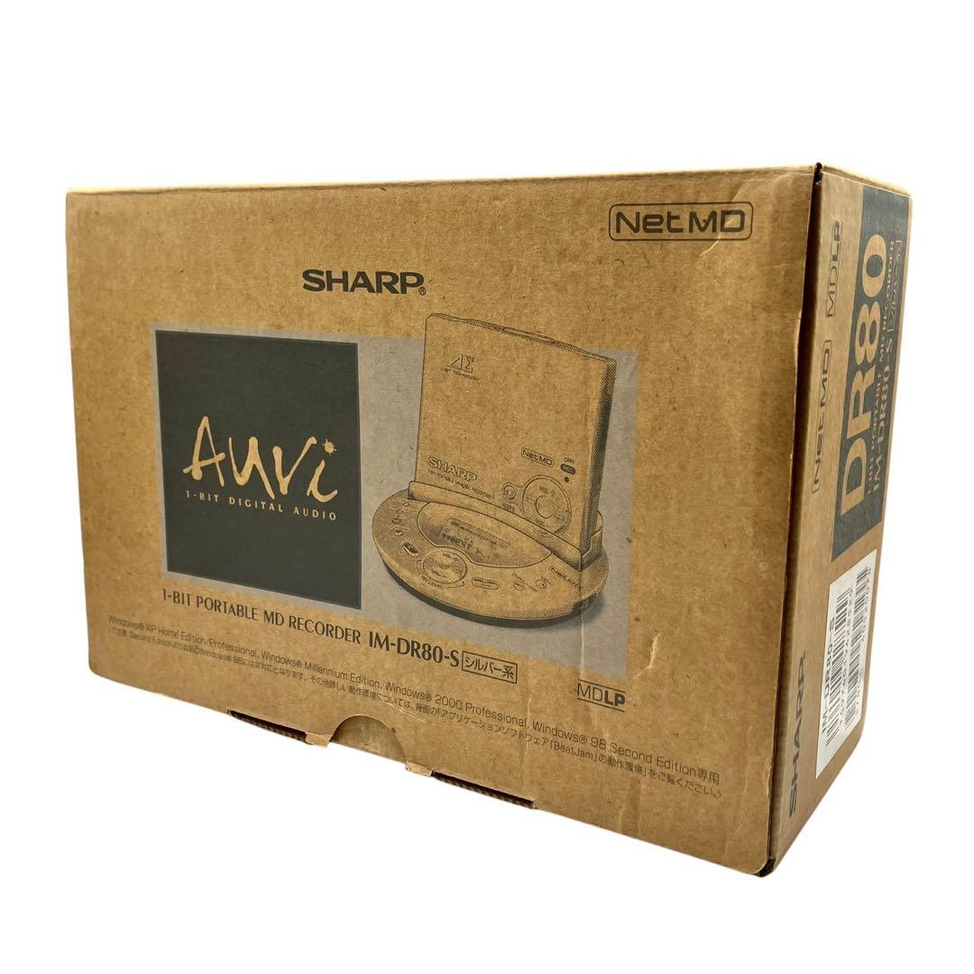 箱・付属品完備】SHARP IM-DR80-S MDレコーダー ジャンク