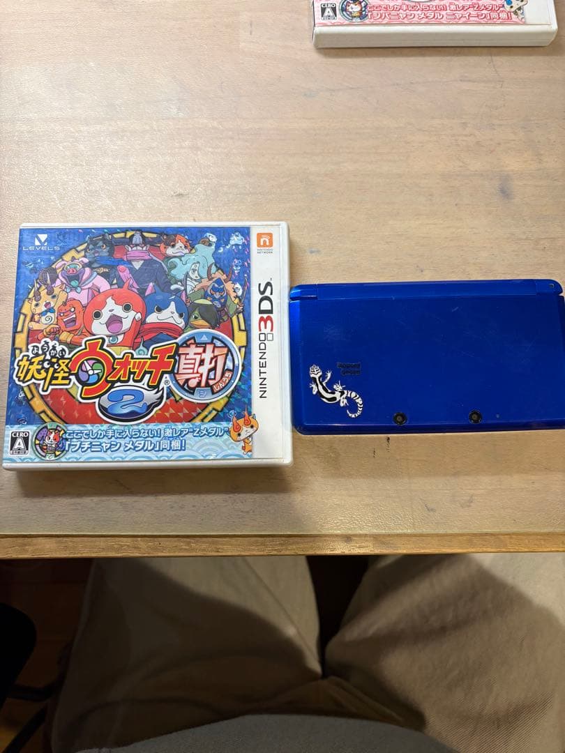 ニンテンドー3DS 青➕妖怪ウォッチ真打 Nintendo 3DS妖怪ウォッチ真打 - メルカリ