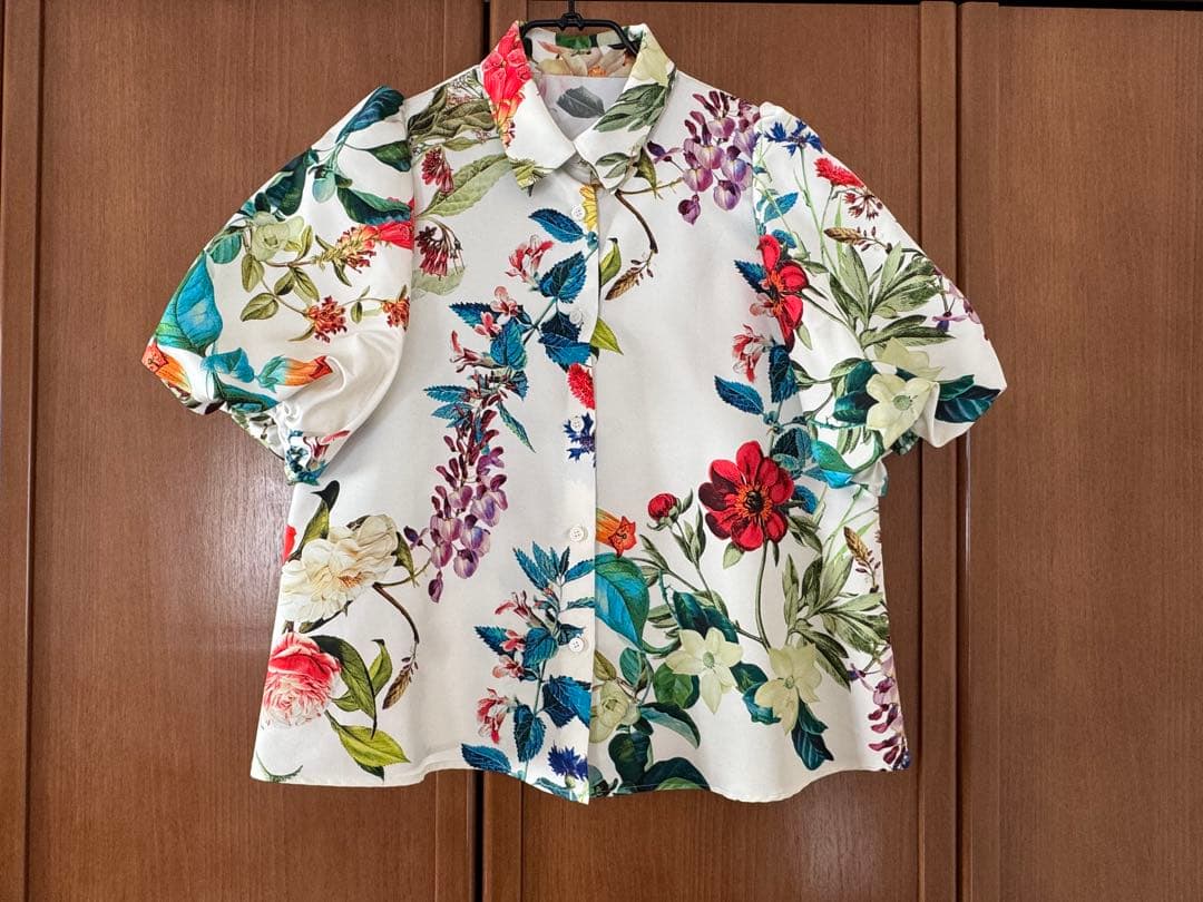 ロイスクレヨン、デインティフラワーシャツ &ellecy エルシー ロイスクレヨン 長袖 シャツ ブラウス 花柄 フラワー