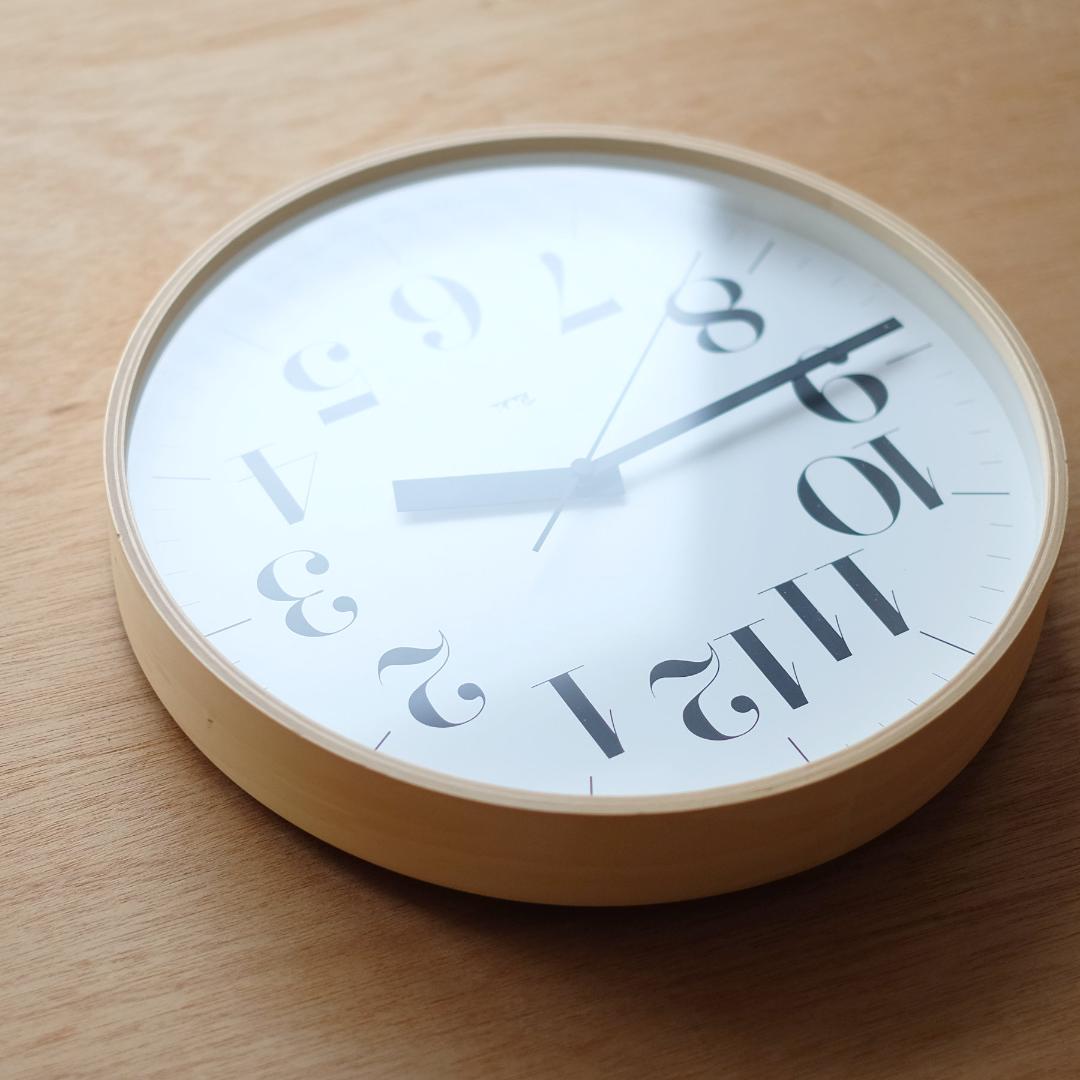 リキクロック 電波時計 大 30.5cm / Riki Clock RC 渡辺力