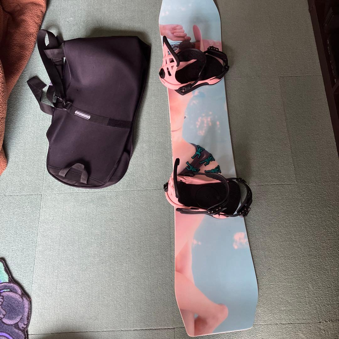 スノーボード（CAPITA) ビンディング(UNION) セット - スノーボード