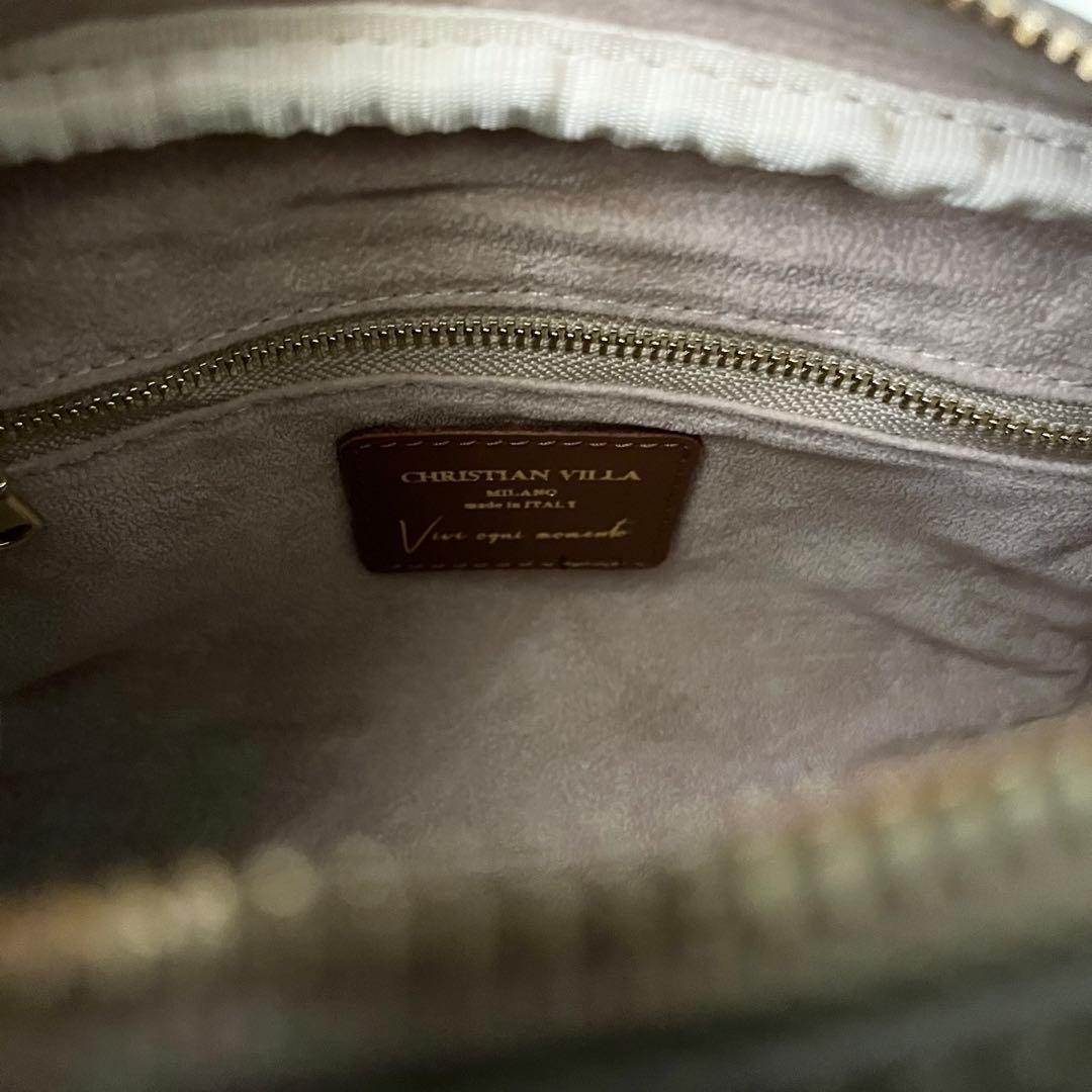 定価約3万 新品 タグ付 CHRISTIAN VILLA ミニボストンバッグ - メルカリ