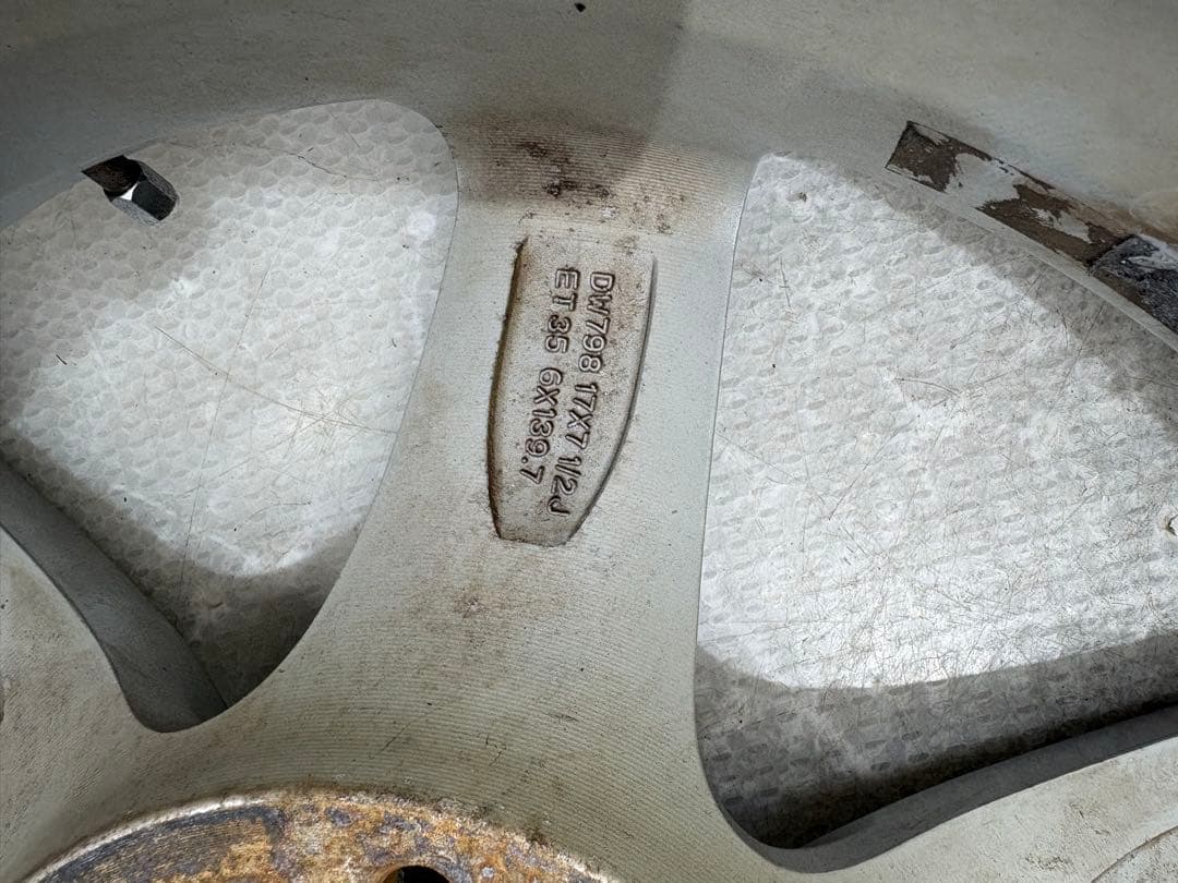 富山から☆WEDS★17インチ×7.5J +35☆サーフ　プラド　送料込み