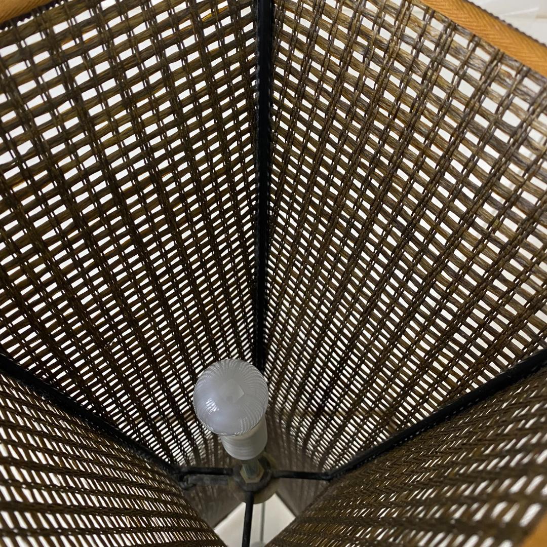 ☆フロアスタンドライト 長澤ライティング ウィッカータワー 2灯式