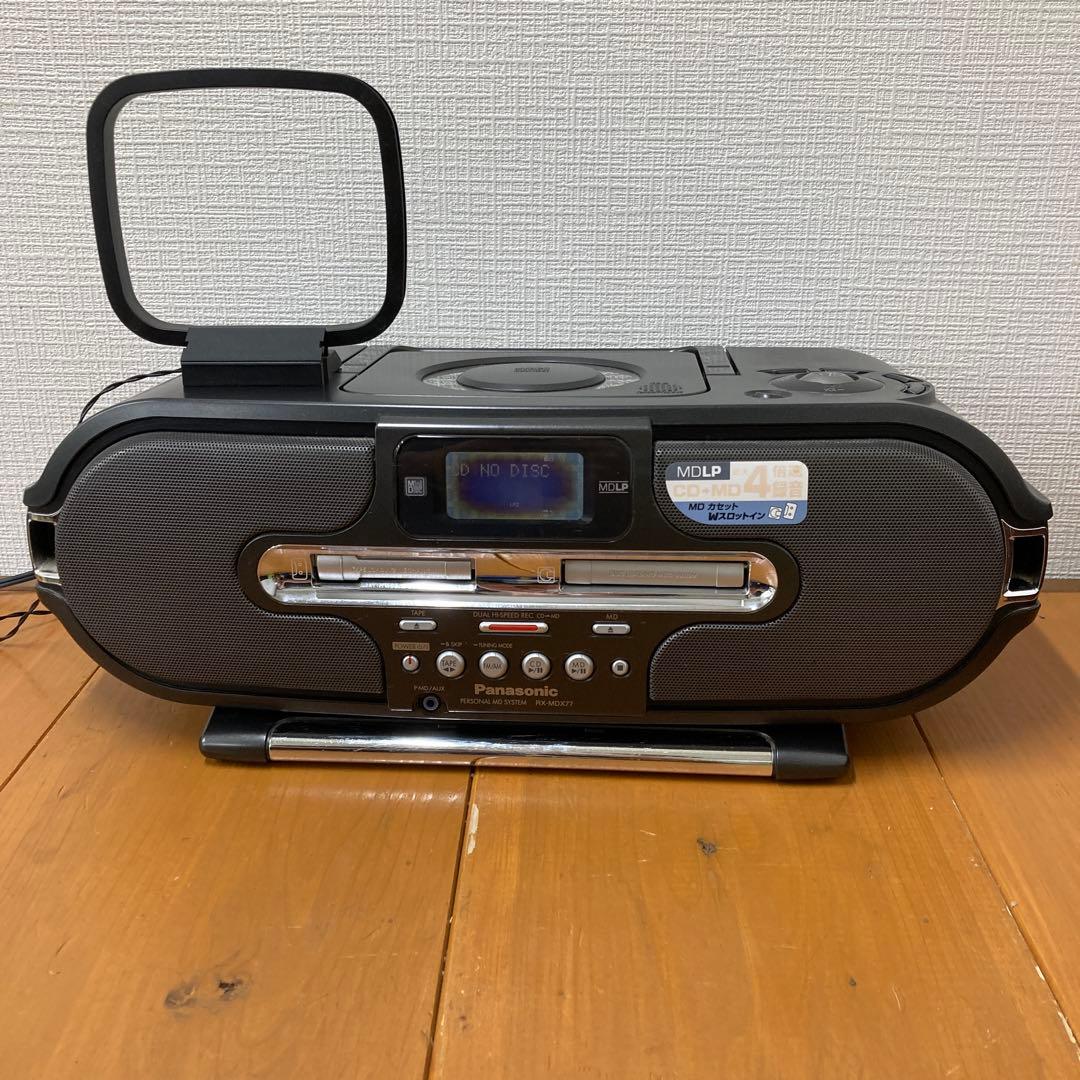 No.394 Panasonic パーソナルMDシステム RX-MDX77 Amazon.co.jp: Panasonic パナソニック RX-MDX77-S シルバー