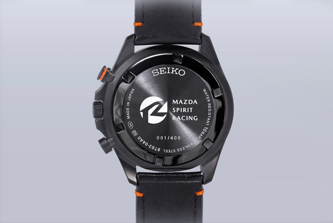 マツダ・スピリット・レーシング：クロノグラフウォッチ：SEIKOコラボ