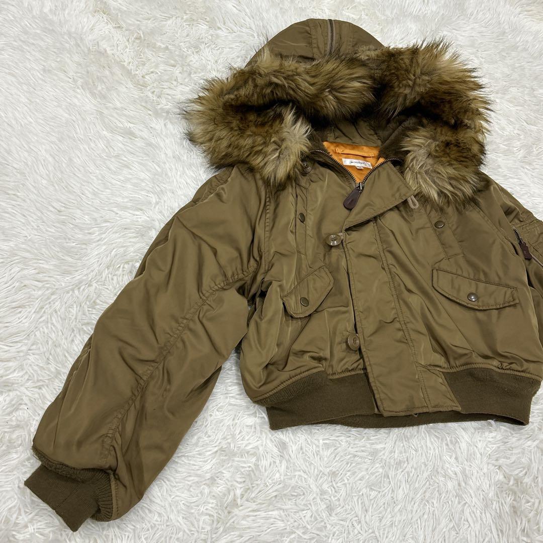 MOUSSY フライトジャケット N-2B フリーサイズ ファージャケット