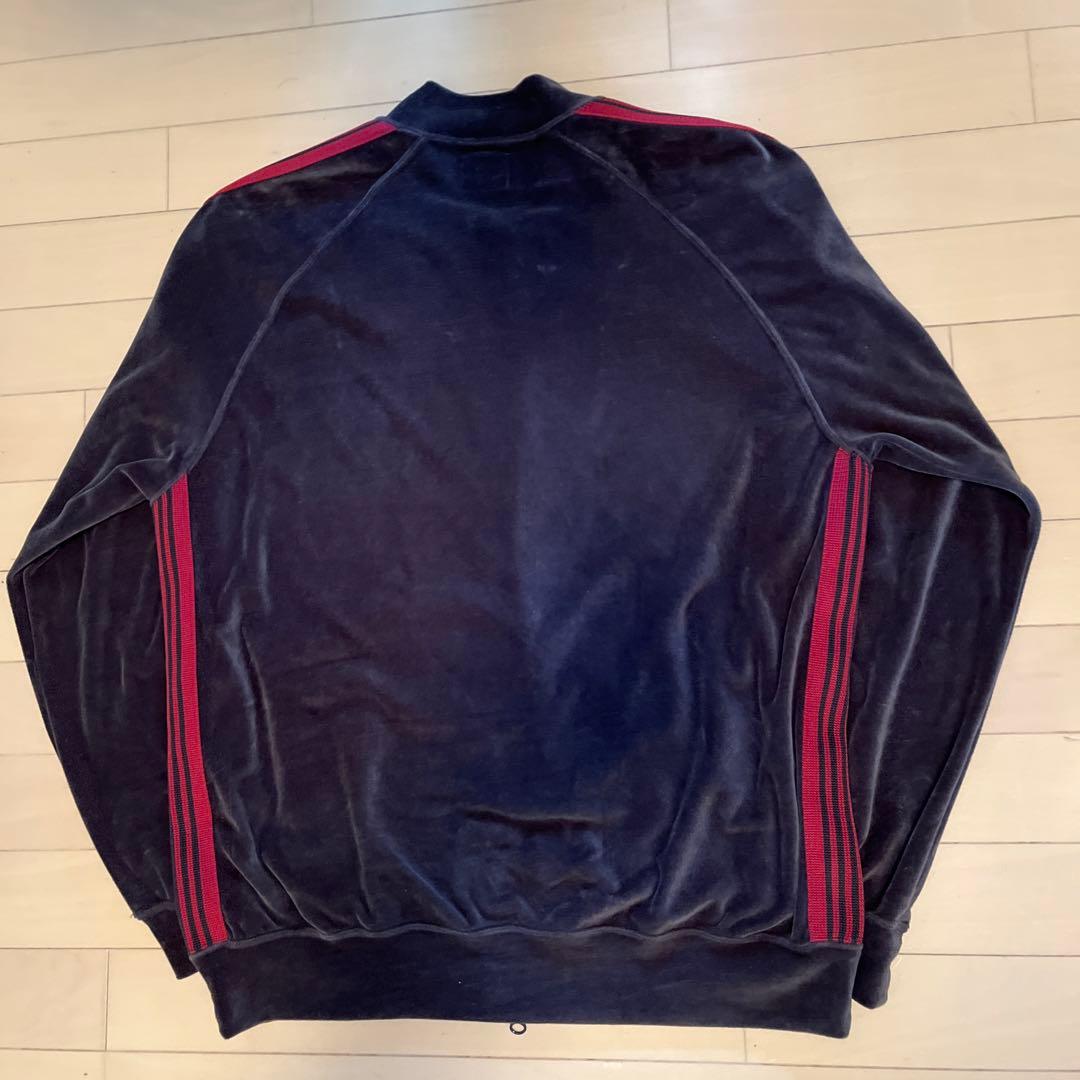 needles】トラックジャケット 赤×黒 watson着 ベロア ニードルズ