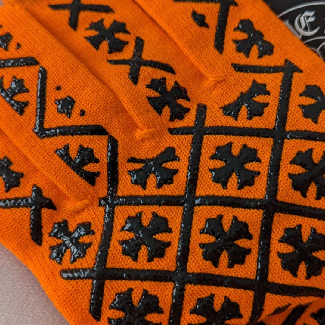 クロムハーツ 手袋 オレンジ CHROME HEARTS М - メルカリ
