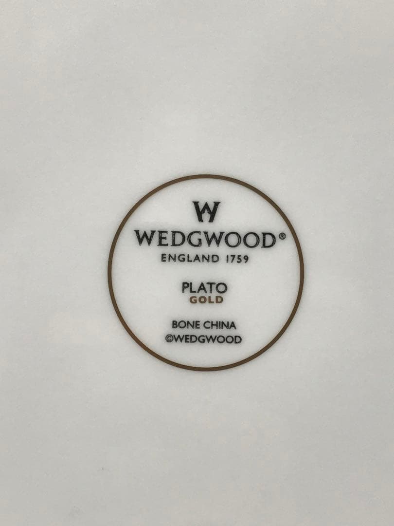 ②【美品】 PLATO GOLD プレート　26.5cm 4P
