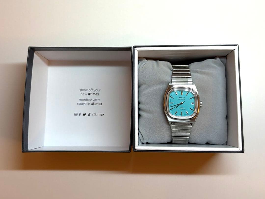 Timex REISSUE 1983 E-line ターコイズブルーダイヤル - メルカリ