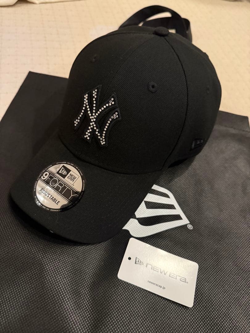 9FORTY Rhinestone ラインストーンニューヨークヤンキースブラック