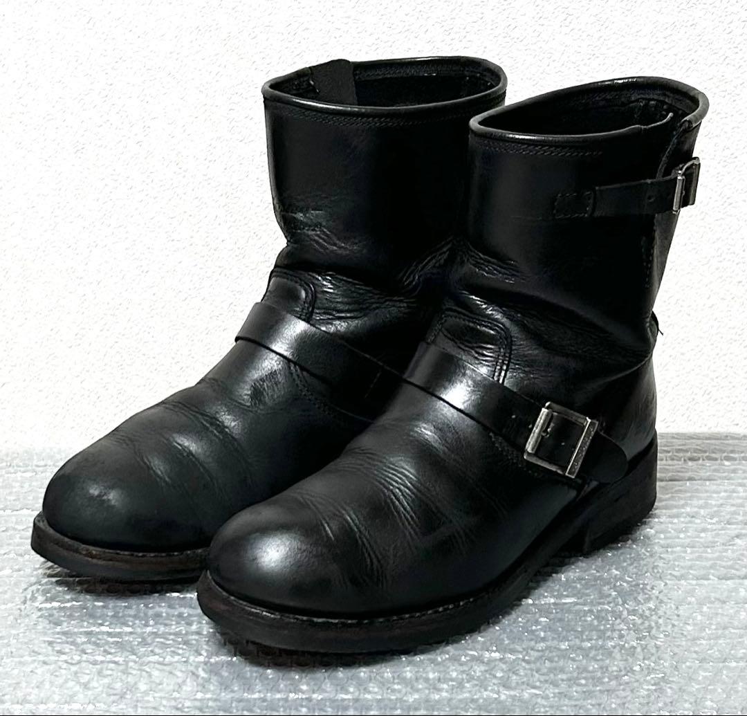 27cm】ハーレー純正ショートエンジニアRED☆ショベルWINGスポスタ