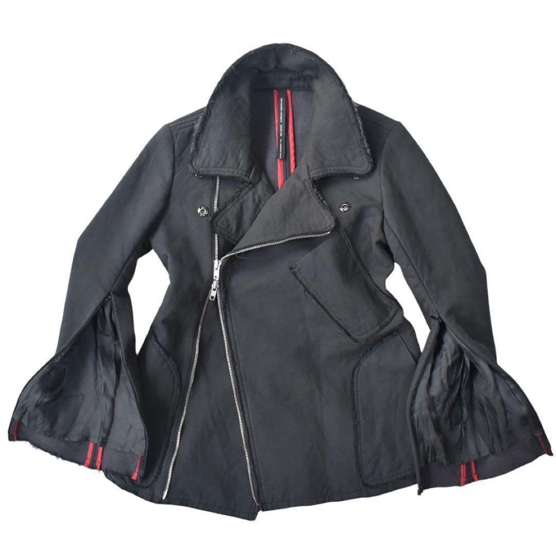 【フォロー割引適用】ヌード マサヒコマルヤマ ライダースジャケット S チャコー