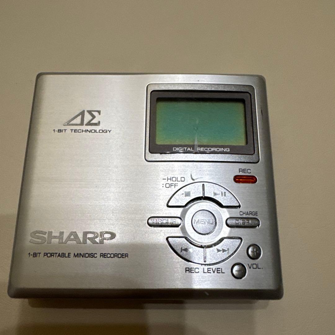 SHARP MDプレイヤー MD-DR77-S 動作未確認ジャンク - メルカリ