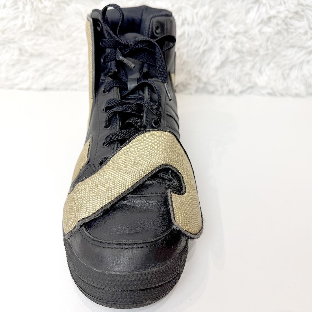 アディダス オリジナルス ジェレミースコット ブラック ゴールド 28.5cm