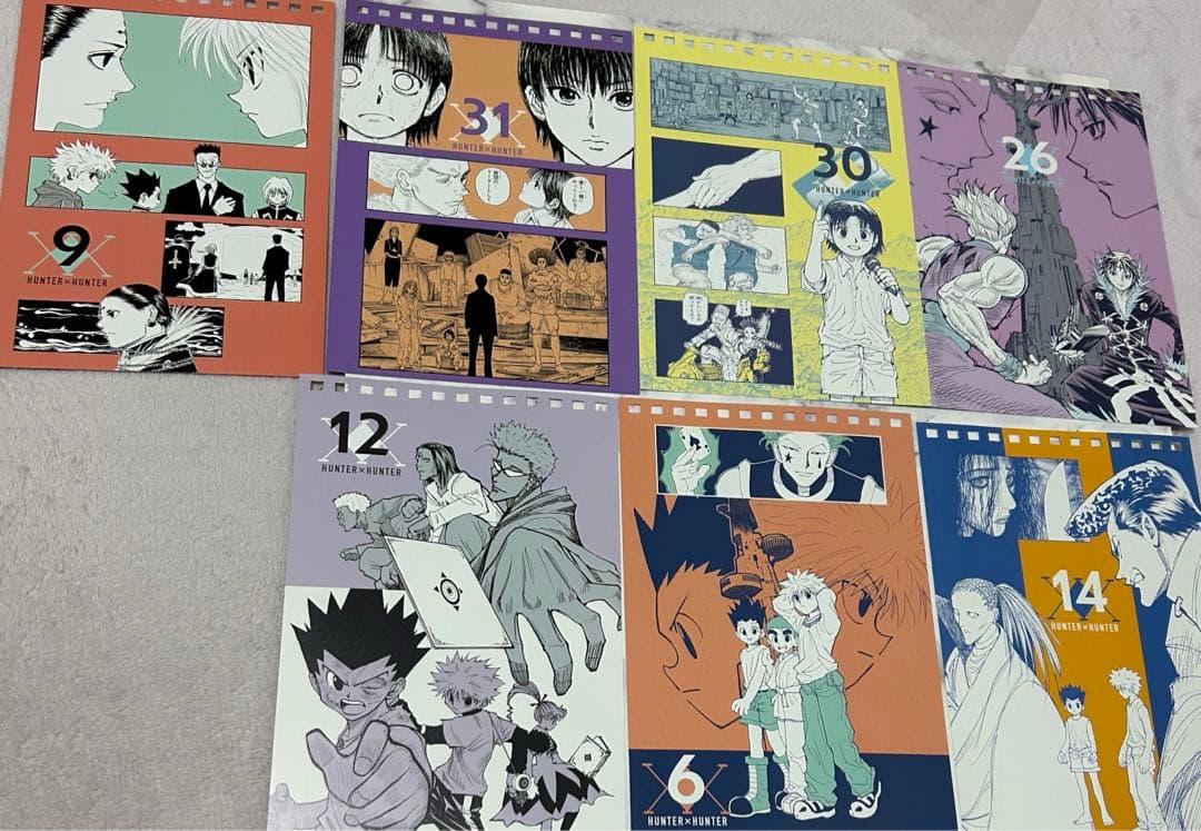 ハンターハンター 原画展 日めくりカレンダー 幻影旅団 クロロ など 7