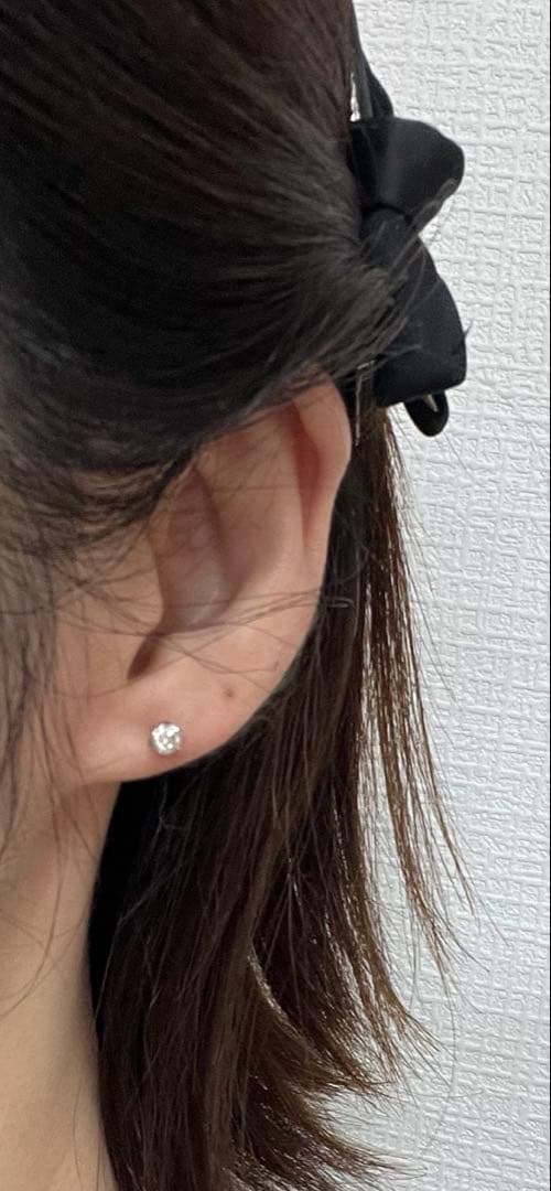 プラチナ900 0.4ct ダイヤモンド　ピアス