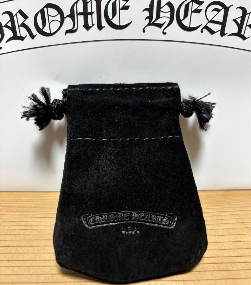 非売品・Chrome Hearts ブラック巾着袋 エンボスロゴ付き - メルカリ
