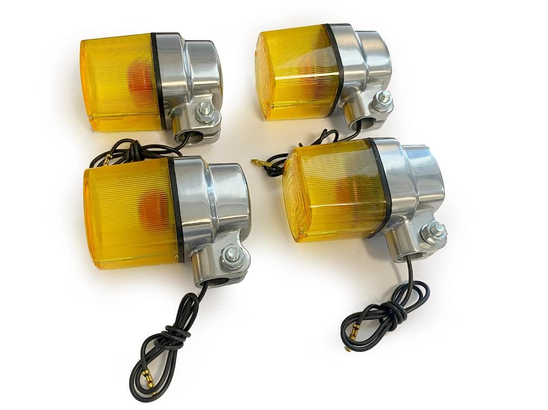 新品 カワサキ Z1 Z2 JMCタイプ 角型ヨーロピアンウインカー 4個セット 新品 カワサキ Z1 Z2 JMCタイプ 角型ヨーロピアンウインカー 4個セット