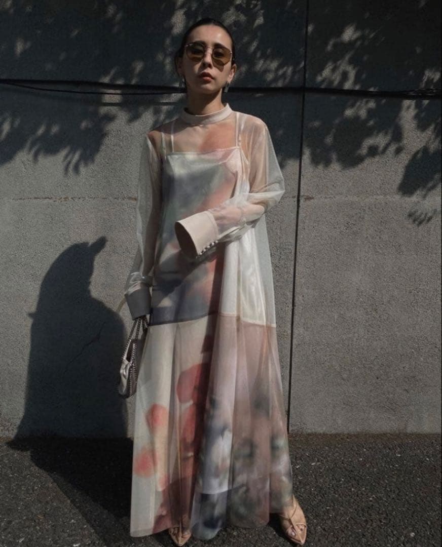 【pedi】SAYO NAGASE SPRING DRESS Zapaka Women Grey Purple Bridesmaid Dress Spaghetti Straps Mermaid