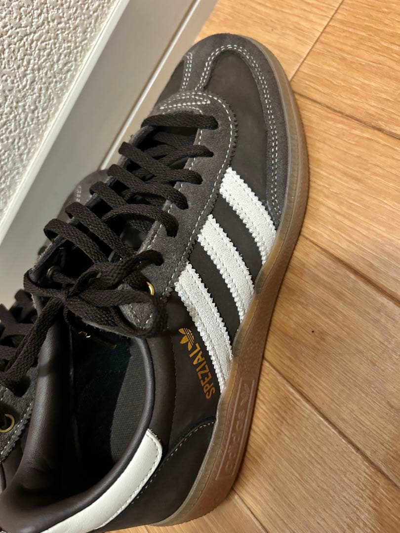 即日発送 ダークブラウン adidasハンドボール スペツィアル 23.5cm