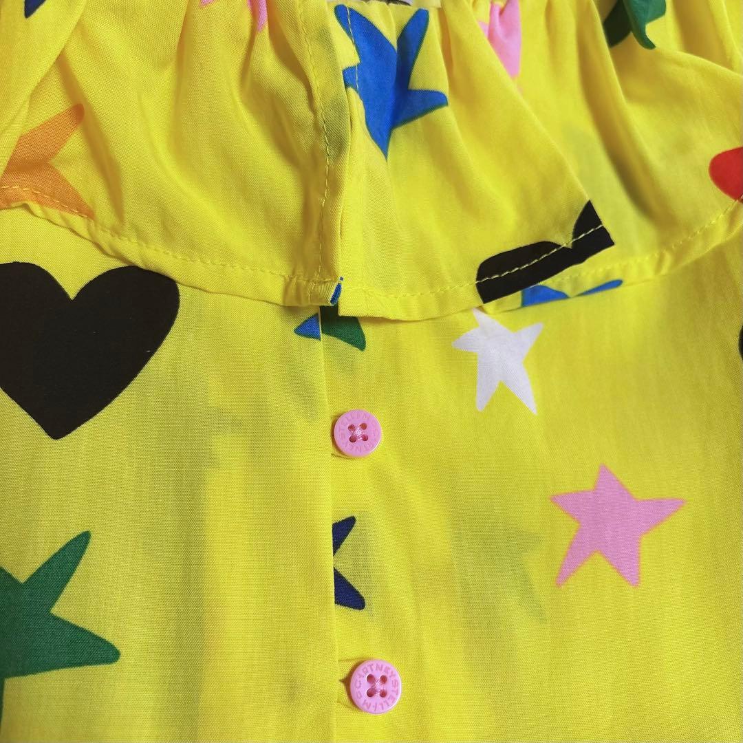 新品 ステラマッカートニーキッズ 星柄ワンピース 8Y /定価3万円以上