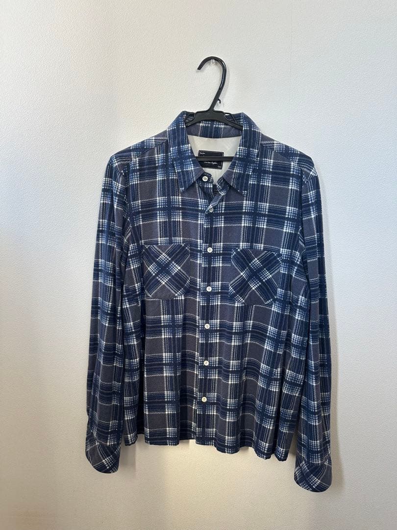 ハイスト期Number (N)ine ネルシャツ ネイビー系チェック - メルカリ